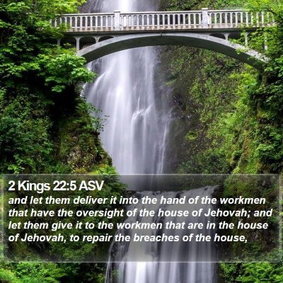 2 Kings 22:5 ASV Bible Verse Image