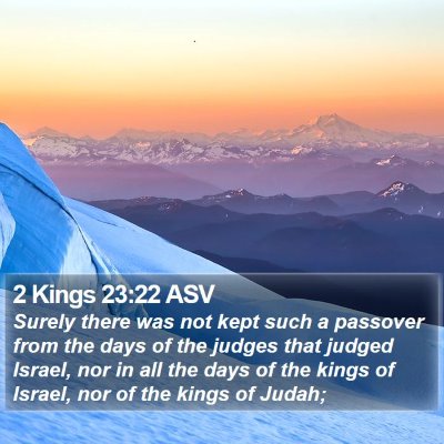 2 Kings 23:22 ASV Bible Verse Image