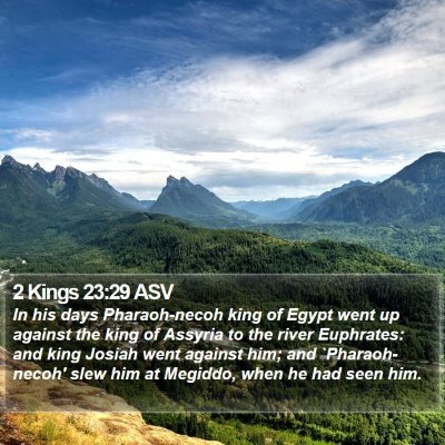 2 Kings 23:29 ASV Bible Verse Image