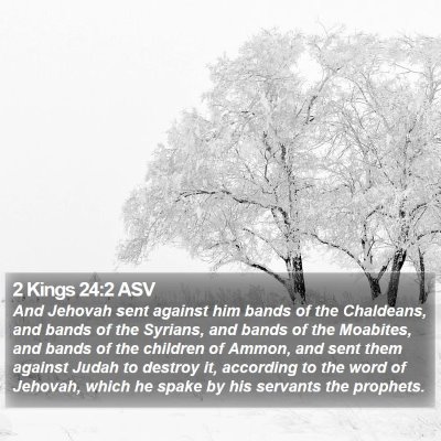 2 Kings 24:2 ASV Bible Verse Image