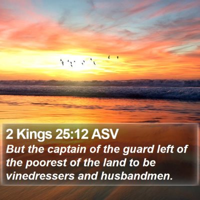 2 Kings 25:12 ASV Bible Verse Image