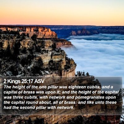 2 Kings 25:17 ASV Bible Verse Image