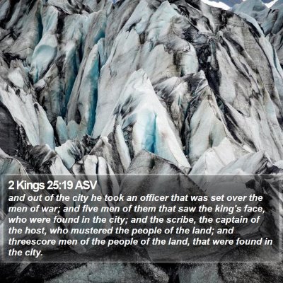 2 Kings 25:19 ASV Bible Verse Image