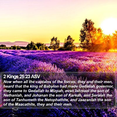 2 Kings 25:23 ASV Bible Verse Image