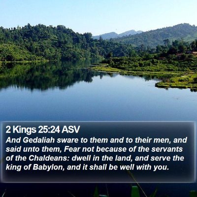 2 Kings 25:24 ASV Bible Verse Image
