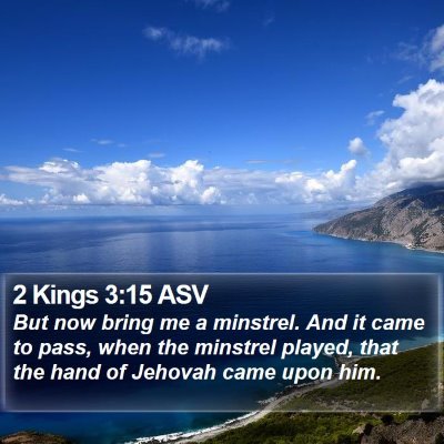 2 Kings 3:15 ASV Bible Verse Image
