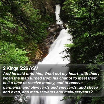 2 Kings 5:26 ASV Bible Verse Image