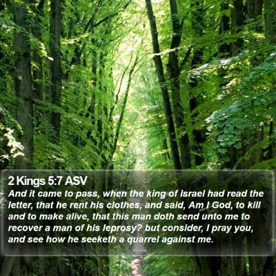 2 Kings 5:7 ASV Bible Verse Image