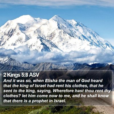 2 Kings 5:8 ASV Bible Verse Image
