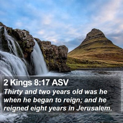 2 Kings 8:17 ASV Bible Verse Image
