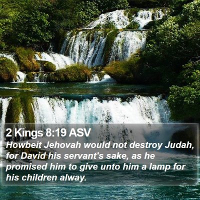 2 Kings 8:19 ASV Bible Verse Image