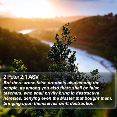 2 Peter 2:1 ASV Bible Verse Image