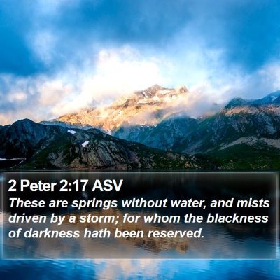 2 Peter 2:17 ASV Bible Verse Image