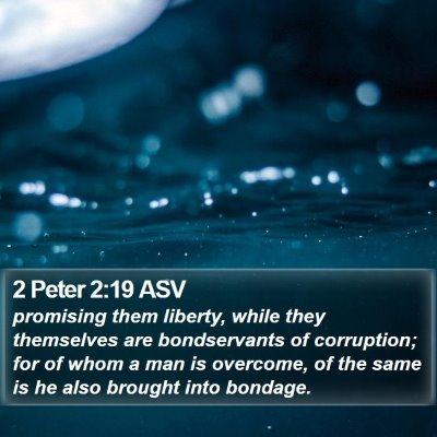2 Peter 2:19 ASV Bible Verse Image
