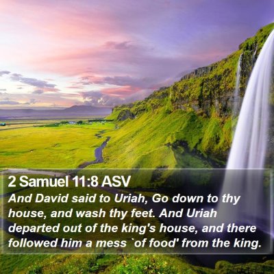 2 Samuel 11:8 ASV Bible Verse Image