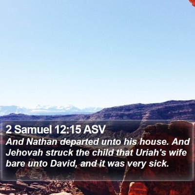 2 Samuel 12:15 ASV Bible Verse Image