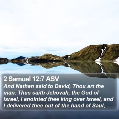 2 Samuel 12:7 ASV Bible Verse Image