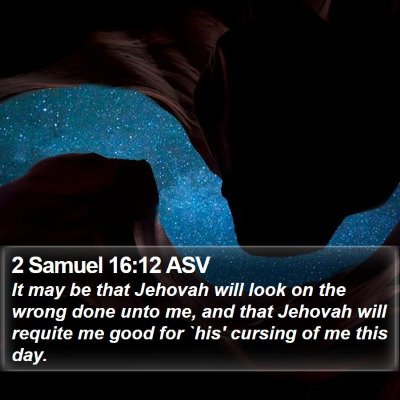 2 Samuel 16:12 ASV Bible Verse Image