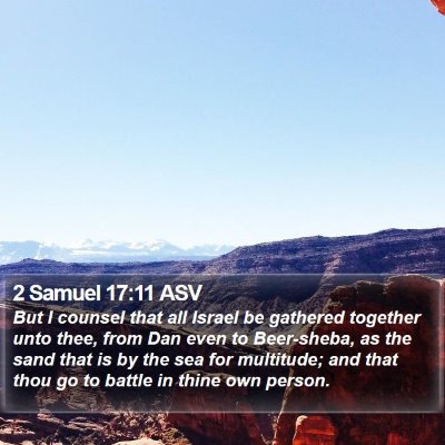 2 Samuel 17:11 ASV Bible Verse Image