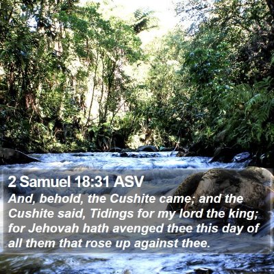 2 Samuel 18:31 ASV Bible Verse Image