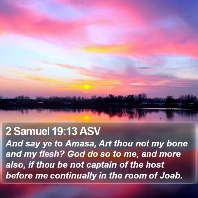 2 Samuel 19:13 ASV Bible Verse Image