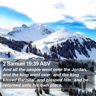 2 Samuel 19:39 ASV Bible Verse Image
