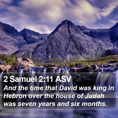 2 Samuel 2:11 ASV Bible Verse Image