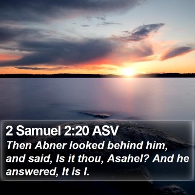 2 Samuel 2:20 ASV Bible Verse Image