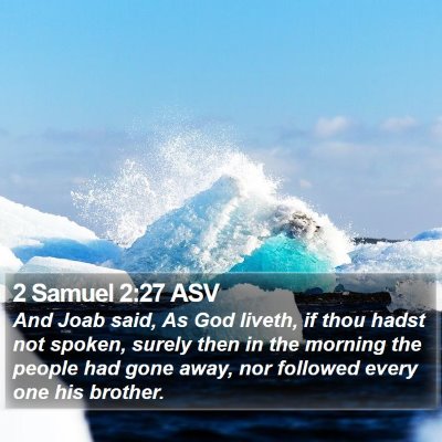 2 Samuel 2:27 ASV Bible Verse Image