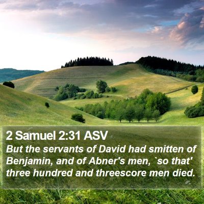 2 Samuel 2:31 ASV Bible Verse Image
