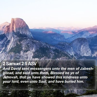 2 Samuel 2:5 ASV Bible Verse Image