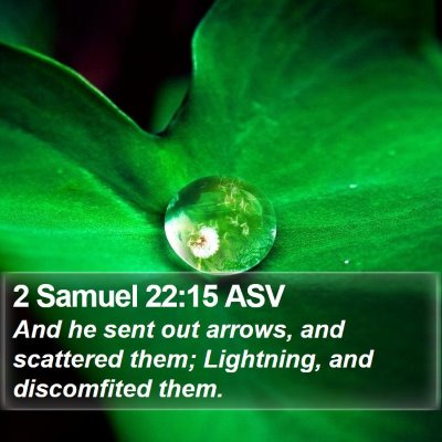 2 Samuel 22:15 ASV Bible Verse Image