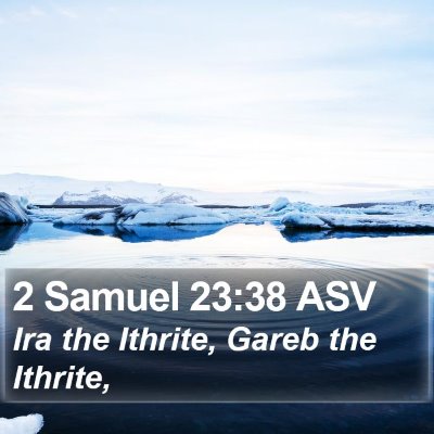 2 Samuel 23:38 ASV Bible Verse Image