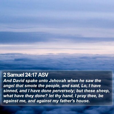 2 Samuel 24:17 ASV Bible Verse Image
