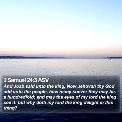 2 Samuel 24:3 ASV Bible Verse Image