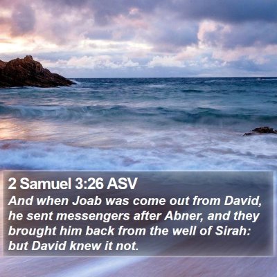 2 Samuel 3:26 ASV Bible Verse Image