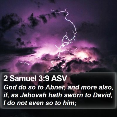 2 Samuel 3:9 ASV Bible Verse Image