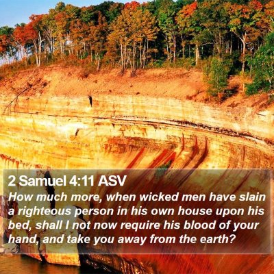 2 Samuel 4:11 ASV Bible Verse Image