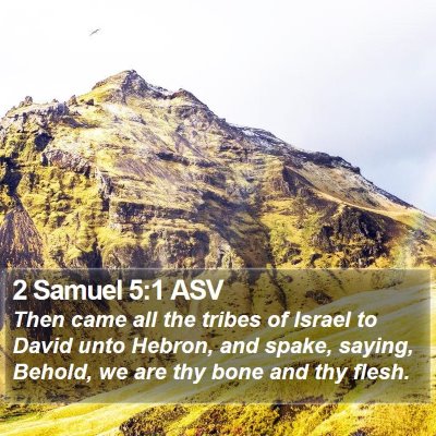 2 Samuel 5:1 ASV Bible Verse Image