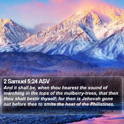 2 Samuel 5:24 ASV Bible Verse Image