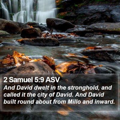 2 Samuel 5:9 ASV Bible Verse Image