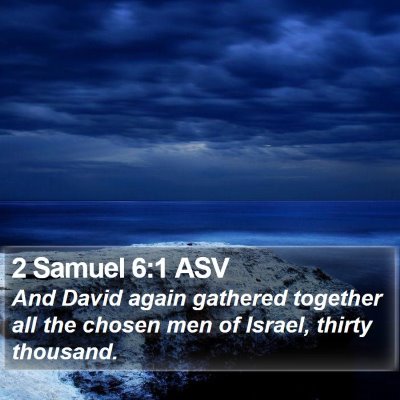 2 Samuel 6:1 ASV Bible Verse Image