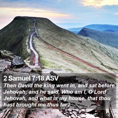 2 Samuel 7:18 ASV Bible Verse Image