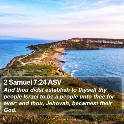 2 Samuel 7:24 ASV Bible Verse Image