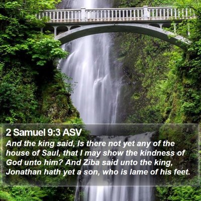 2 Samuel 9:3 ASV Bible Verse Image