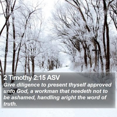 2 Timothy 2:15 ASV Bible Verse Image