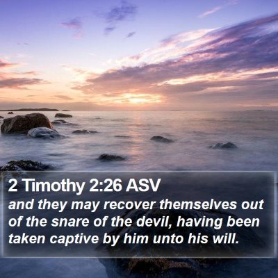 2 Timothy 2:26 ASV Bible Verse Image