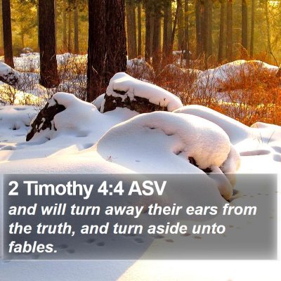 2 Timothy 4:4 ASV Bible Verse Image