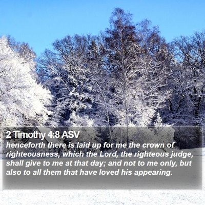2 Timothy 4:8 ASV Bible Verse Image