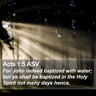 Acts 1:5 ASV Bible Verse Image